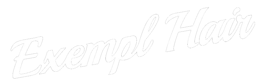 Logo exemplHair blanc